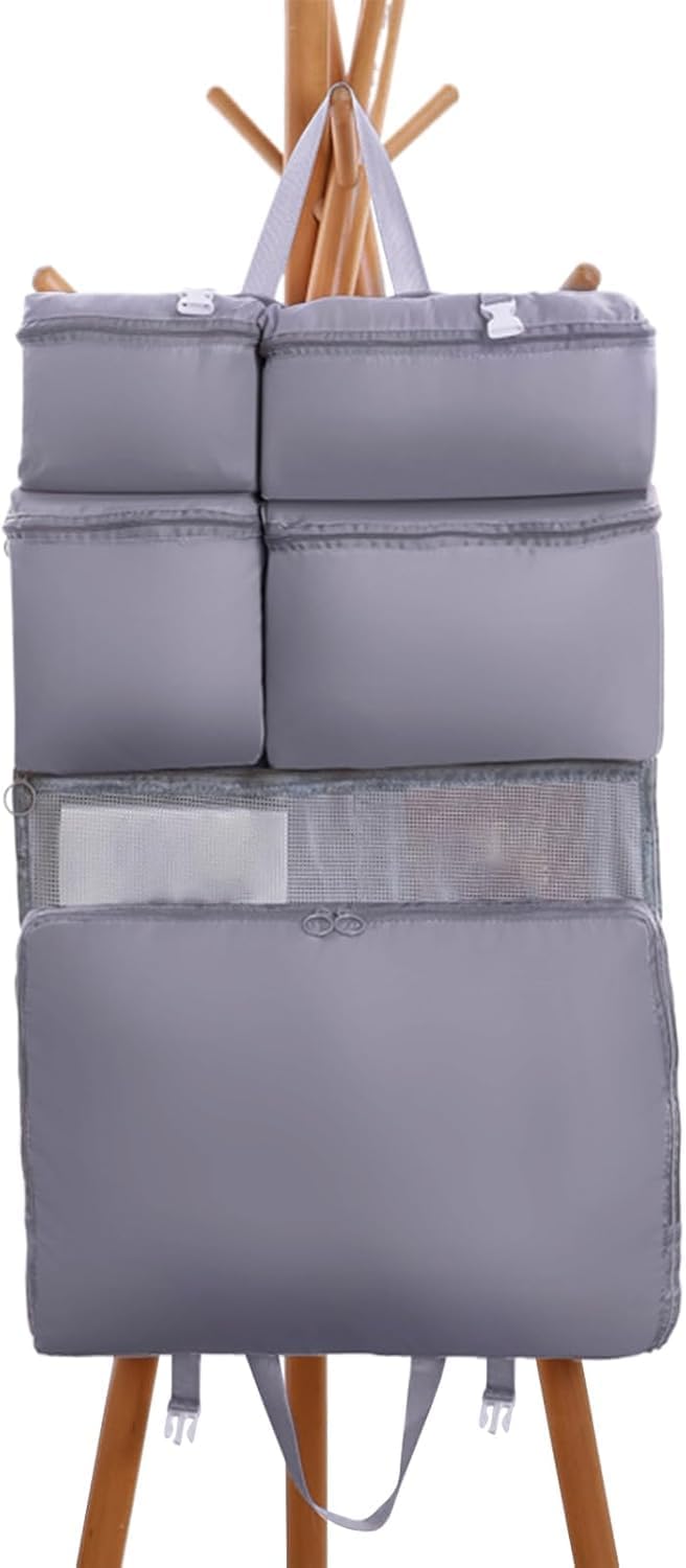 Travel Bag - Duffle Bag for Travel | Lightweight Rolling Compression Organizer Packing for Airplanes Travelling Women Men Workout Clothing Gym-image-44