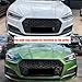 NEESPOC Front Grill Bumper Upper Grille Fit for 2018 2019 Audi S5 A5 Sportback Gloss Black RS5 Style Honeycomb Grid Replacement Parts Accessories