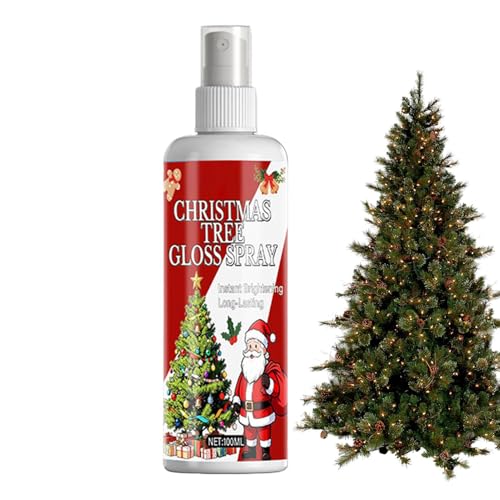 Abrillantador De Plantas - Agente De Limpieza De Árboles 100 Ml | Spray Brillo Para Árbol Navidad - Para Ramos De Pino, Cintas, Globos, Festival De Invierno, Exhibición, Hogar, Exterior,