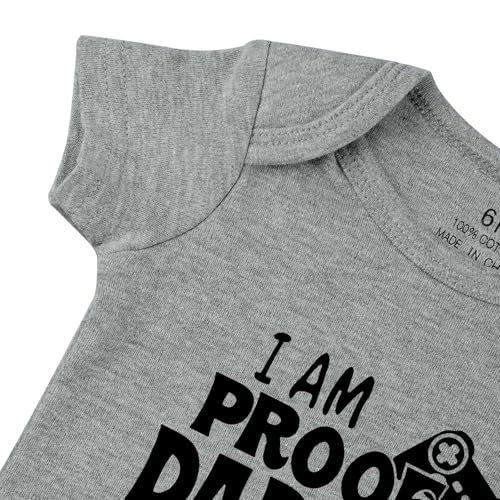Image of Hi Daddy Bodysuit for Baby Hello Daddy Pregnancy Announcement for Husband I Love Daddys Baby Romper