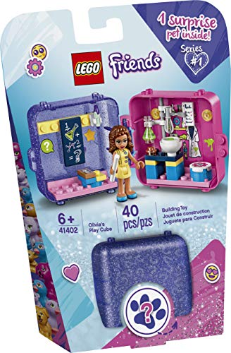 Friends - Il Cubo dell'Amicizia di Olivia con Una Sorpresa Segreta, Set con Mini-Doll Collezionabile per Bambini 6+ Anni, 41402 - Lego - Immagine 1