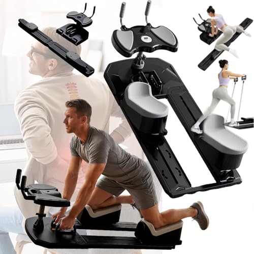 Spine Twist and Stretch Trainer 6-in-1 Crawling Training Machine for Core Training & Spine Decompression 3 Level Full Body Workout with LED Counter 500LBS Capacity Back Pain Relief Home Gym 5–10d