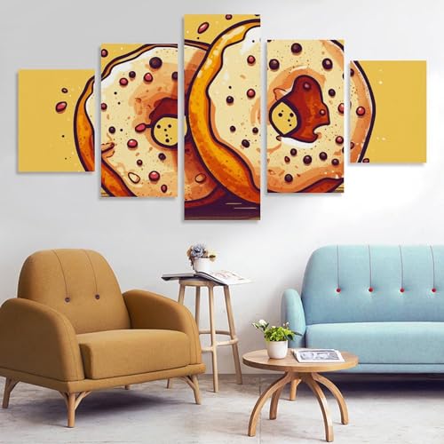 Toile encadrée moderne de qualité supérieure pour décoration murale - 5