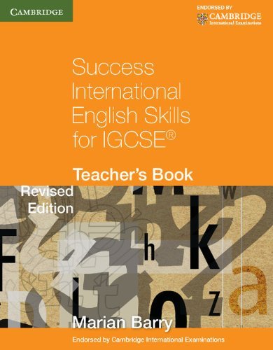 Success International English Skills for IGCSE Teacher's Book (Georgian Press): Written by Marian Barry, 2010 Edition, (2nd Edition) Publisher: Cambridge University Press [Paperback]