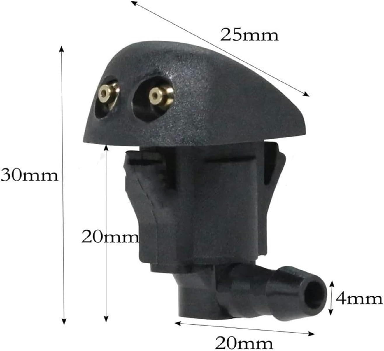 Pair Of Windshield Washer Nozzles – Fits 2001-2004 Toyota Tacoma (Left & Right Sides)