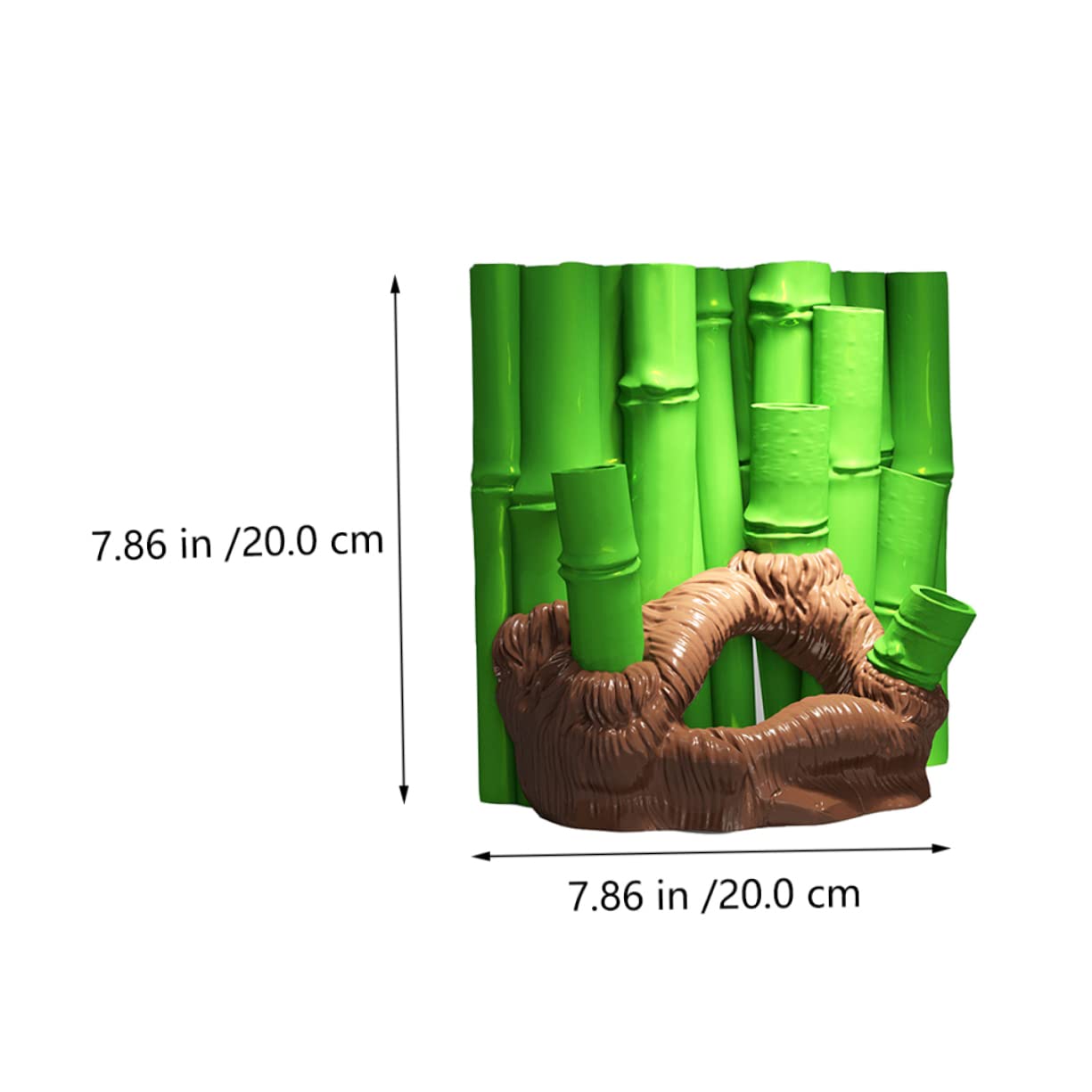 Sosoport 3D Rückwand für Aquarium aus Kunstharz mit Realistischem Bambus Hintergrund Lebendigen Farbdetails für Landschaftsgestaltung im Aquarientank und Schildkrötenbecken Zufällige Farbe