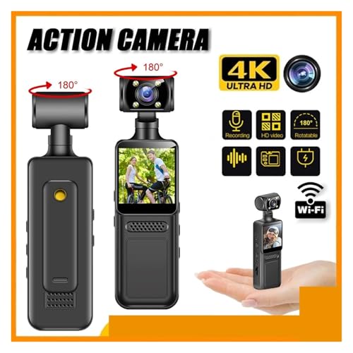 LNBBEQ yingchangbaihuoshanghang Cámara Mini 4K WiFi miniatura 3