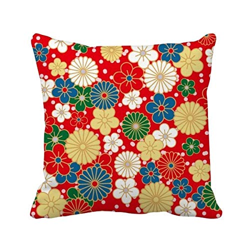 Art sakura fleurs de cerisier housse de coussin canapé et taie d'oreiller