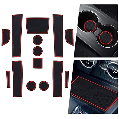 Ruiya Tappetini Antiscivolo Per Renault Arkana 2021-2026, PVC E Gomma, Set Porta Oggetti E Porta Tazze