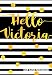 Produktbild Hello Victoria Dot Grid Notebook: Punktraster Notizbuch mit Namen