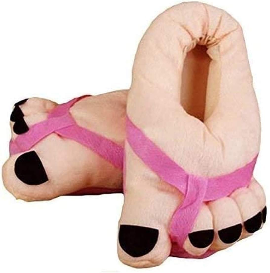 Big Toe Slippers, Warm Soft Cartoon Funny Indoor Shoes for Male & Female Winter