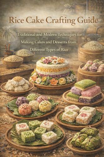  Rice Cake Crafting Guide : Traditional and Modern Techniques for Making Cakes and Desserts from Different Types of Rice (English Edition)