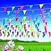 EDATOFLY 240M Multicolor Bandera banderín 450 Banderas banderines de Nailon Guirnalda de...