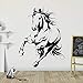 Produktbild Große Running Horse Tier Wandaufkleber Kinderzimmer Schlafzimmer Pferd Einhorn Tier Haustier Cowboy Wandtattoo Wohnzimmer Vinyl Sport Kunst 74 Cm X 56 Cm