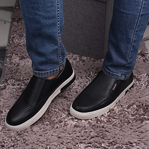 Image of Red Chief Derby Lace Up | Men's Formal Shoes for Office | Black | PU Sole | RC3847