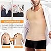 Junlan Compressione Shapewear Canotta Contenitiva Snellente Intimo Modellante Dimagrante Fascia Pancia Sportivo Fitness Canottiera Maglia Contenitiva Uomo (2X-Large, Beige) #3