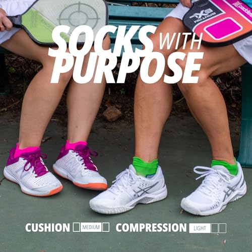 OS1st The Pickleball Sock with 360-degree blister protection, comfortable, lightweight and moisture-wicking | 3 Pack2