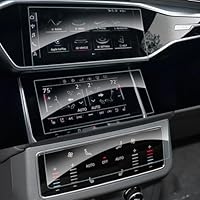 Coleya Screen Protector Compatible with Audi A6 Audi A7 2019-2023, Audi A6, Tempered Glass Screen Protector, 9H Scratch-Resistant Dash Protection Film (12.3 Inch