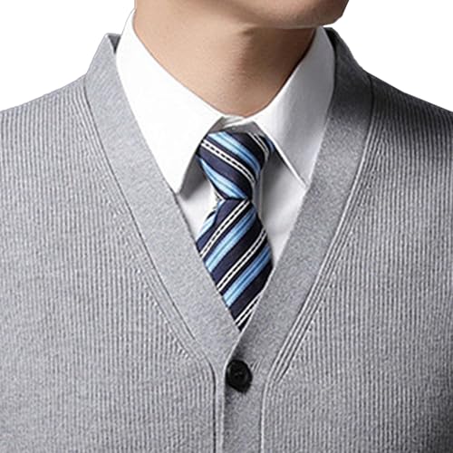 Wool Cardigan Vest for Men Daily Combined Type Single Breasted Tank Top Autumn and Winter Knitted Sweater4