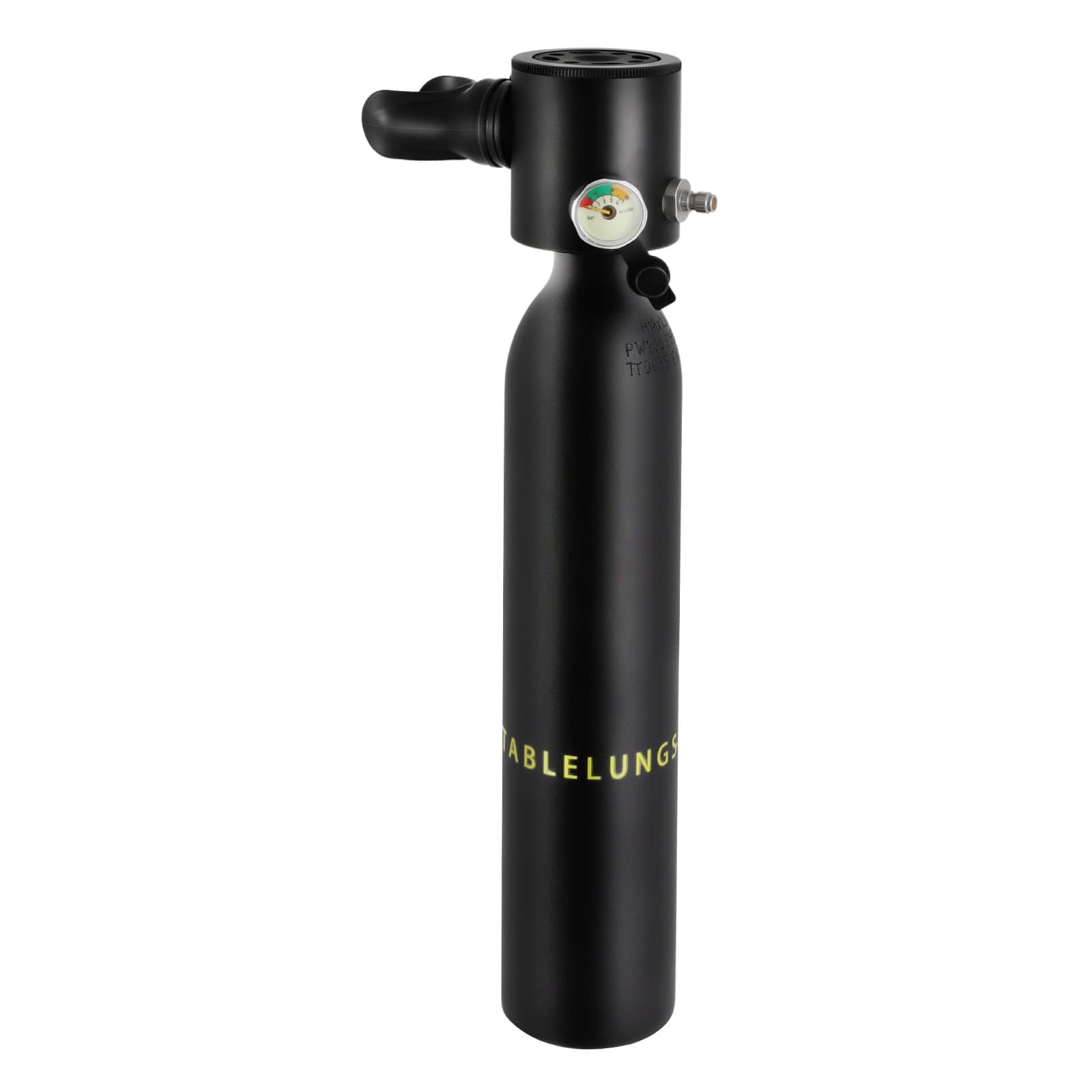 Mini Bouteille de Plongée 0.5L, Bouteille d'oxygène Plongée 5 à 10 Minutes, Sécurité Professionnelle avec Plaque Anti-Explosion, Alliage d'Aluminium, sous-Marine Equipement