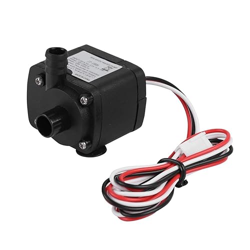 Mini 12V DC para computadora de escritorio,Bomba de enfriamiento de agua de CPU de alto voltaje 300L/H,Mini disipación de calor 1800 r/m sistema de