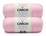 Bulk Buy: Caron Simply Soft Yarn Solids (2-Pack) (Soft Pink)