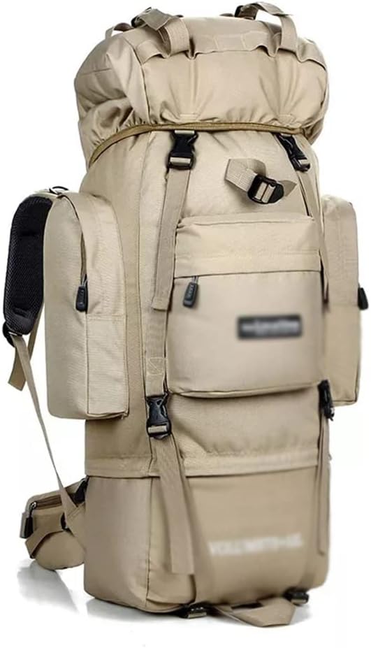 80L outdoor backpack travel bag men's hiking rucksack sports mountaineering