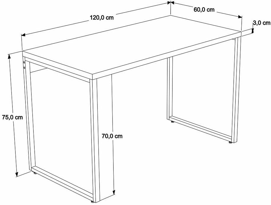 Review Compace: descubra como a mesa industrial transforma seu home office em estilo 5 51ZKgP+vQVL. AC SL1000