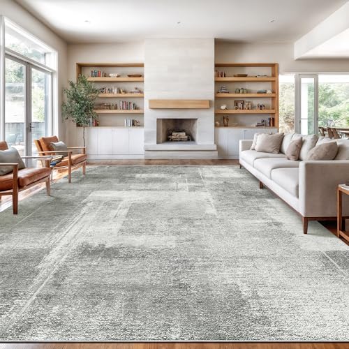 zesthome 10x14 Area Rugs for Living Room, Non-Slip Backing Washable Rug, Modern Abstract Area Rug, Stain Resistant Rugs for Bedroom, Ultra-Thin Large Area Rugs, Area Rug 10x14