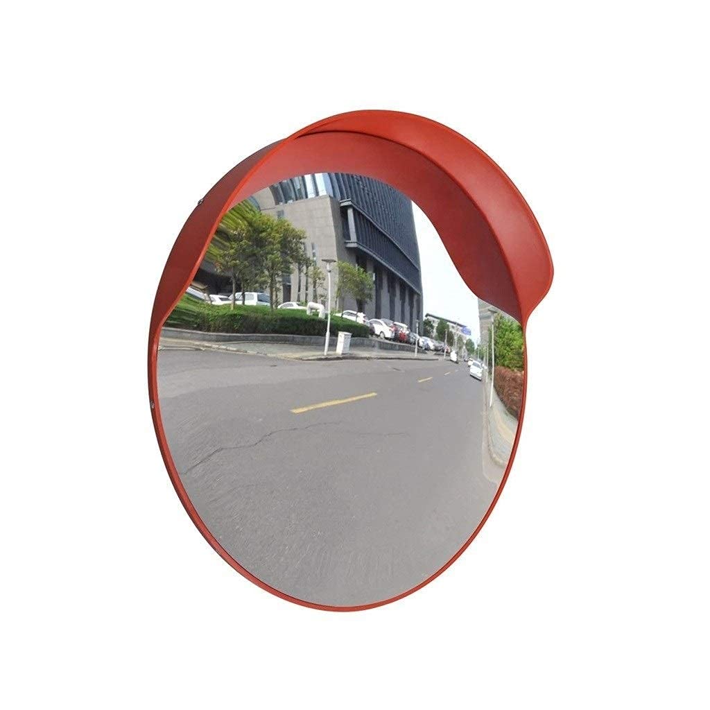 Espejo de estacionamiento cóncavo 45-120 CM, Espejo de tráfico Giratorio Convexo Convexo Espejo de Bloque de Carretera de montaña cercana (Tamaño: 80 CM)