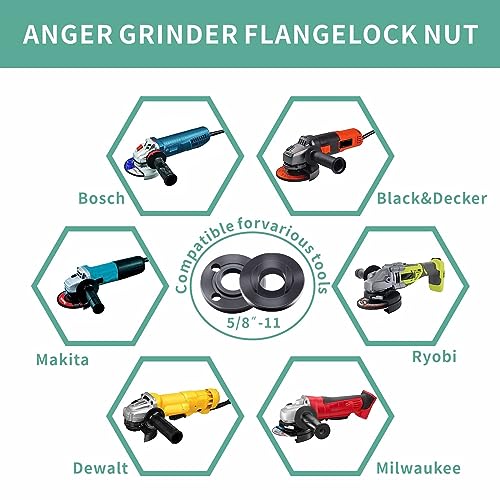 Fyjbnh 9PCS Angle Grinder Nut Kit