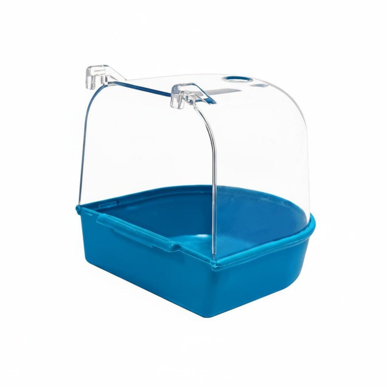 Bird Cage Bath House Versatile Parrot Bath Box Easy Installation External Bird Bathtub for Parrots, Small Birds Blue|Home & Garden|Yard, Garden & Outdoor Living|Bird & Wildlife Accessories-image-37