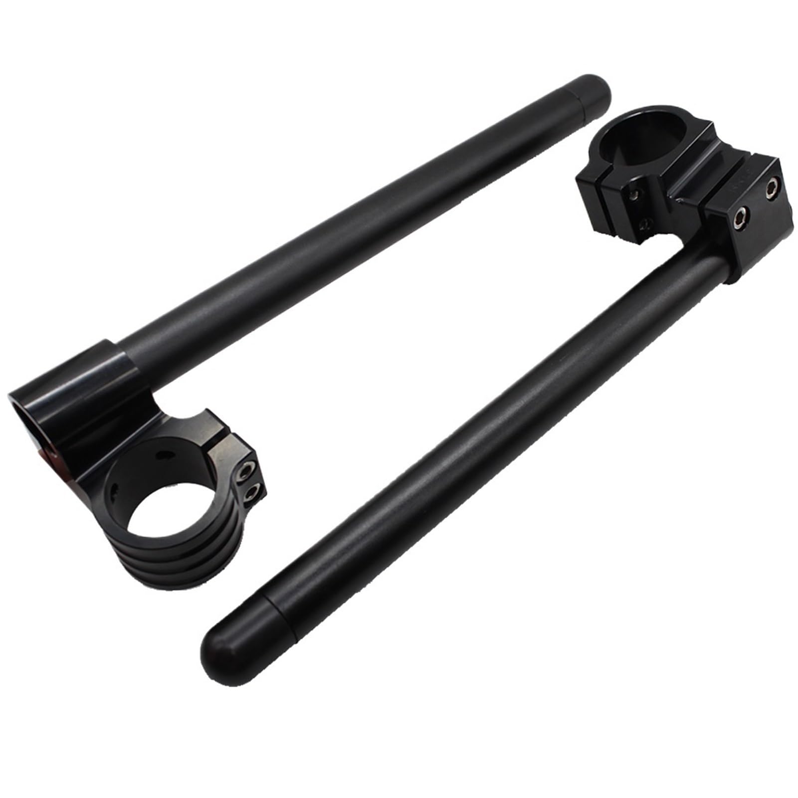 manubri moto alti Manubri per moto Per moto universale da 7/8"22mm | Clip per manubrio in alluminio CNC con forcella rialzata da 35-51 mm(Only black pole)