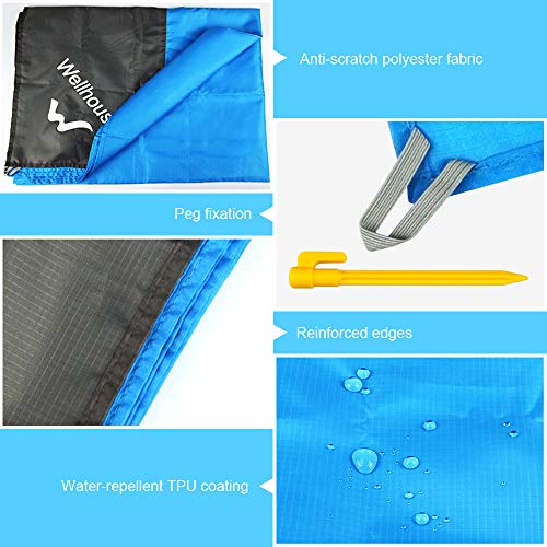 Festnight Cobertor De Praia À Prova D 'Água Ao Ar Livre Portátil Picnic Mat Camping Ground Mat Colc