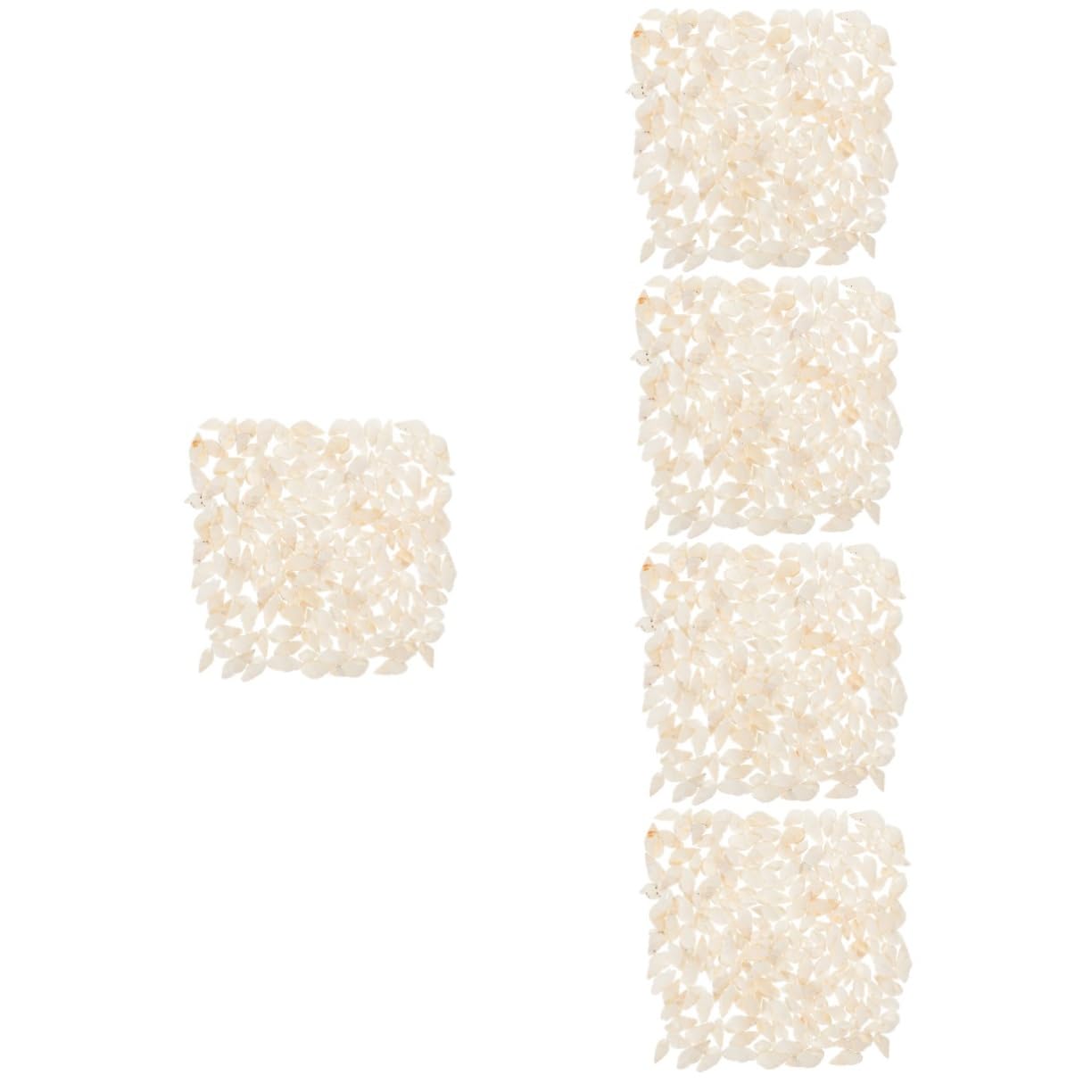 ULTECHNOVO 5 Set Decorazione A Conchiglia Conchiglie Mini Conchiglie Decorazioni per Acquari Piccoli Acquari A Forma di Conchiglia Decorazioni per Acquari A Forma di 400 Pezzi * 5