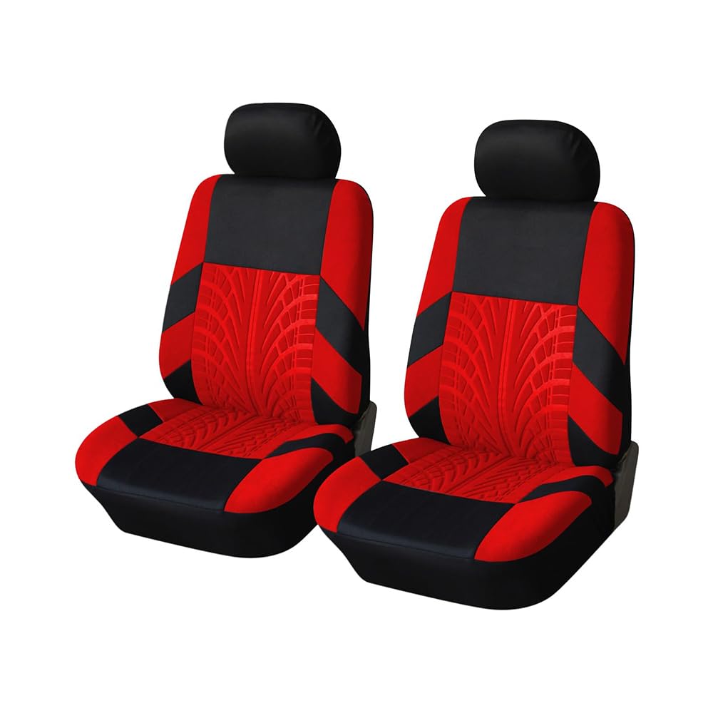 Wzlcdgjj C Ar Seat Overs, Red, Syntheti Leather, Ustom Fit, Airbag Ompatible, Ar, Seat Over Set, Ford Puma I 2019-2024 Front Rear