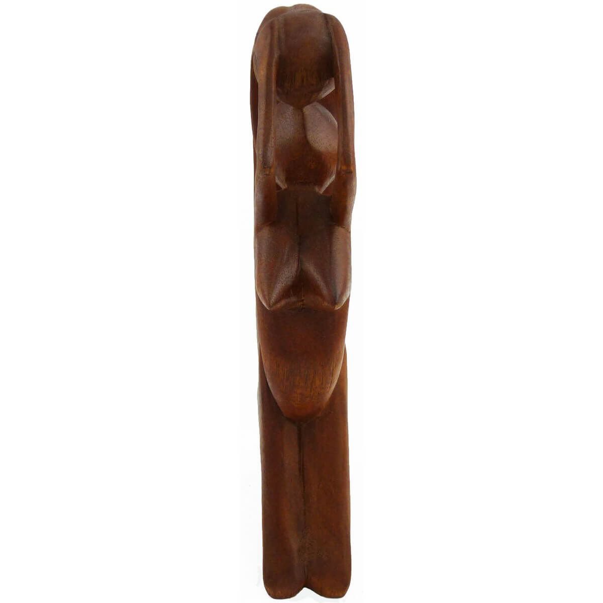 Simandra Holz Figur Skulptur Abstrakt Holzfigur Statue Afrika Asia Handarbeit Deko Leidenschaft Größe 30 cm