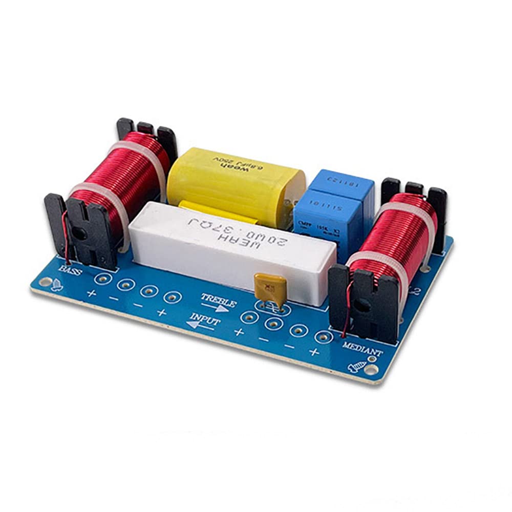 Altoparlante da 120 W Crossover Crossover a 3 Vie Alto Medio Basso Frequenza Crossover 980Hz / 5000Hz per Hi-Fi Altoparlante da scaffale Altoparlante Centrale,USB Connection