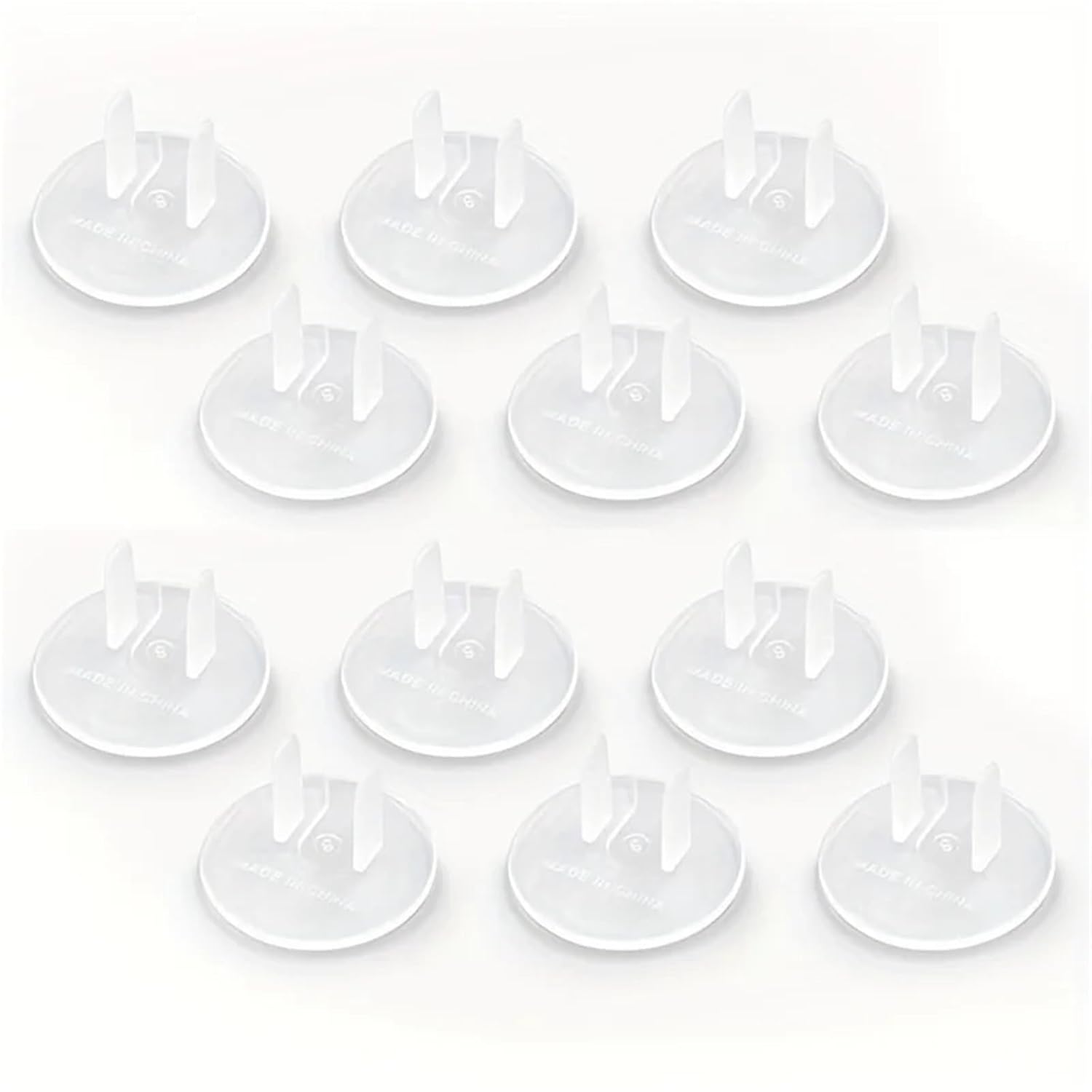 Outlet Covers 120 pcs Transparent Clear Plastic Outlet CoversIntersect Cap, Clear Child Protector Electric Safety Cap