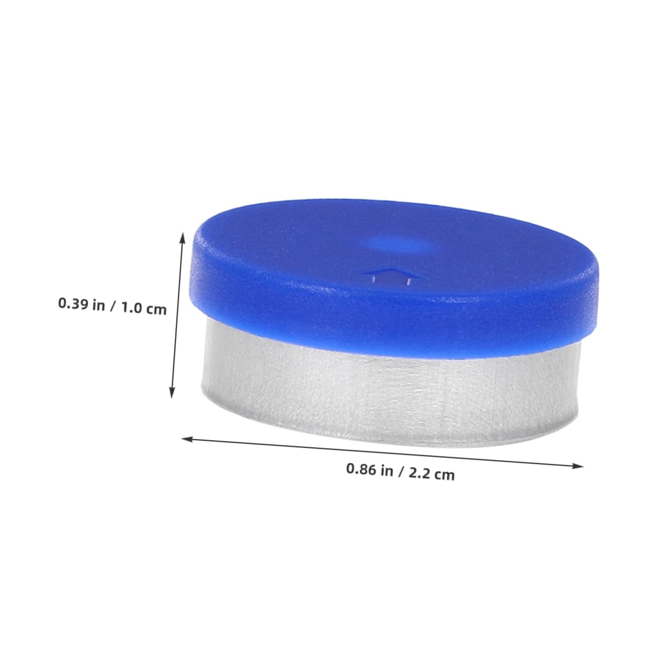 Unomor 200pcs -up Cap Sample Jar Lid Bottle Cap Stoppers Seals for Glass Vials Aluminum Plastic for Bottles