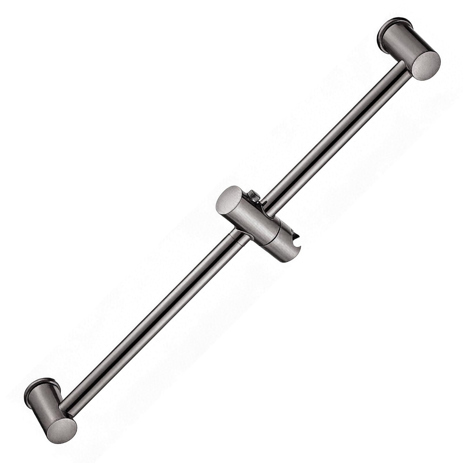Wall Mount Adjustable Shower Rod Handheld Sprayer Bracket Steel Easy Installs for Sliding Heights Bathroom Upgrades