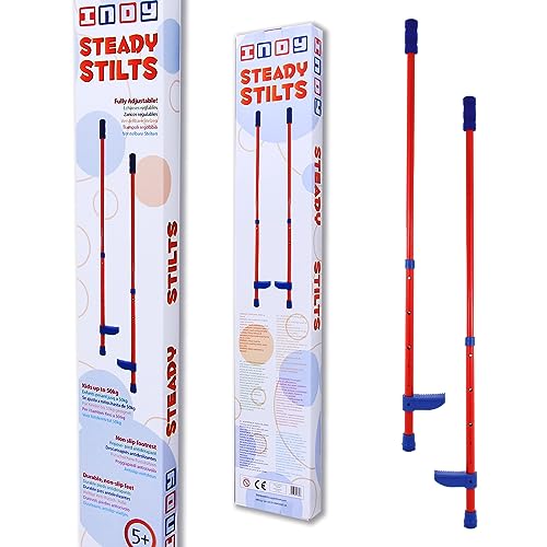 Indy - Steady Stelzen | Voll Verstellbare Und rutschfeste Stelzen Für Kinder Im Alter Von 7-12 Jahren Und Bis 50 kg Geeignet