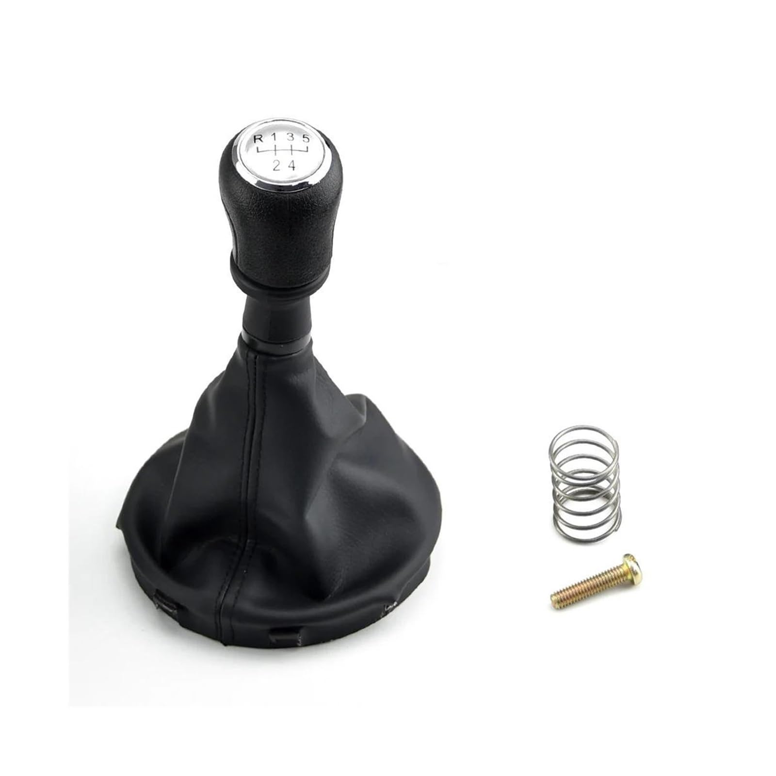 Cavinbdz 5 Speed-Silver For Vw For Transporter T5 T5.1 Gp T6 Manual Car Gear Shift Knob Shifter With Gaiter Boots 5 6 Speed Gear Shift Knob