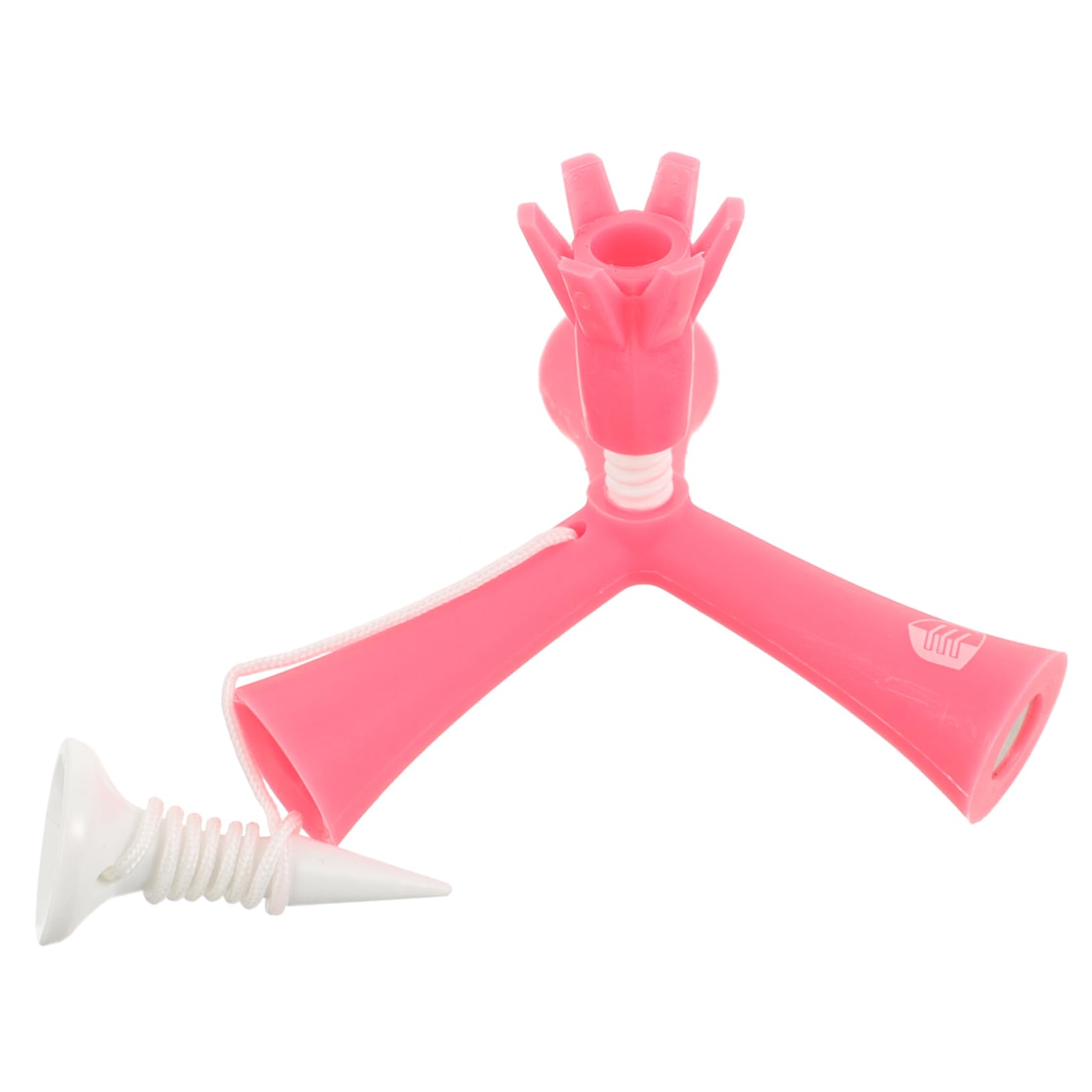 Kisangel Bola Telescópica Ajustable Limpiador De Golf tee De Golf Multifuncional tee De Golf Reutilizable Tees De Golf Magnéticos De Golf Viceprofesionales Rosa Goma Blanda Abs