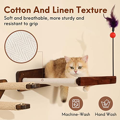 Tamfom Cat Hammock Wall Mounted, Cat Shelves And Perches For Wall, Cat Wall Furniture For Indoor Cats, Quality Cat Furniture For Sleeping, Playing, Climbing And Lounging, Cat Wall Bed #TOP3
