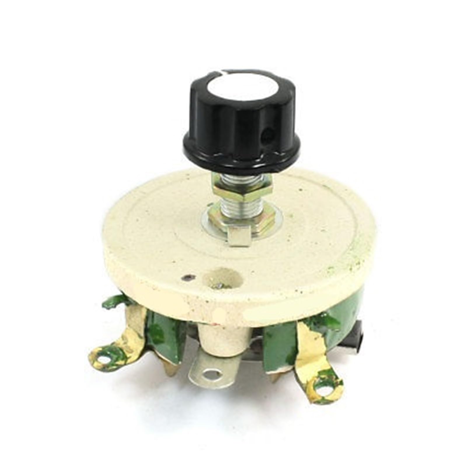 MUHM Potenziometro ceramico a Filo Avvolto Resistore reostato Regolabile 50W 1R/2R/5R/10R/20R/30R/50R/100R/200R/300R/500R/1KR/2KR/3KR (Color : 20R)