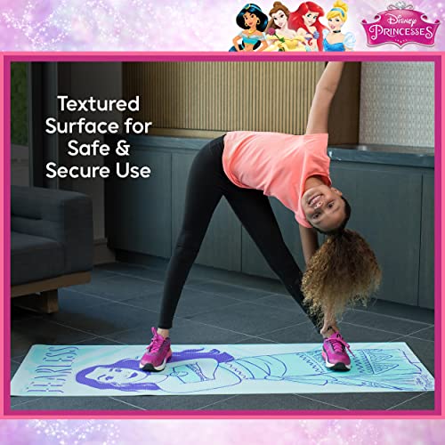 Disney Moana Kids Yoga Mat Non Slip for Boys and Girls, All Purpose, PVC, Fitness and Workout Accessories, Blue, 3 mm - Image 5