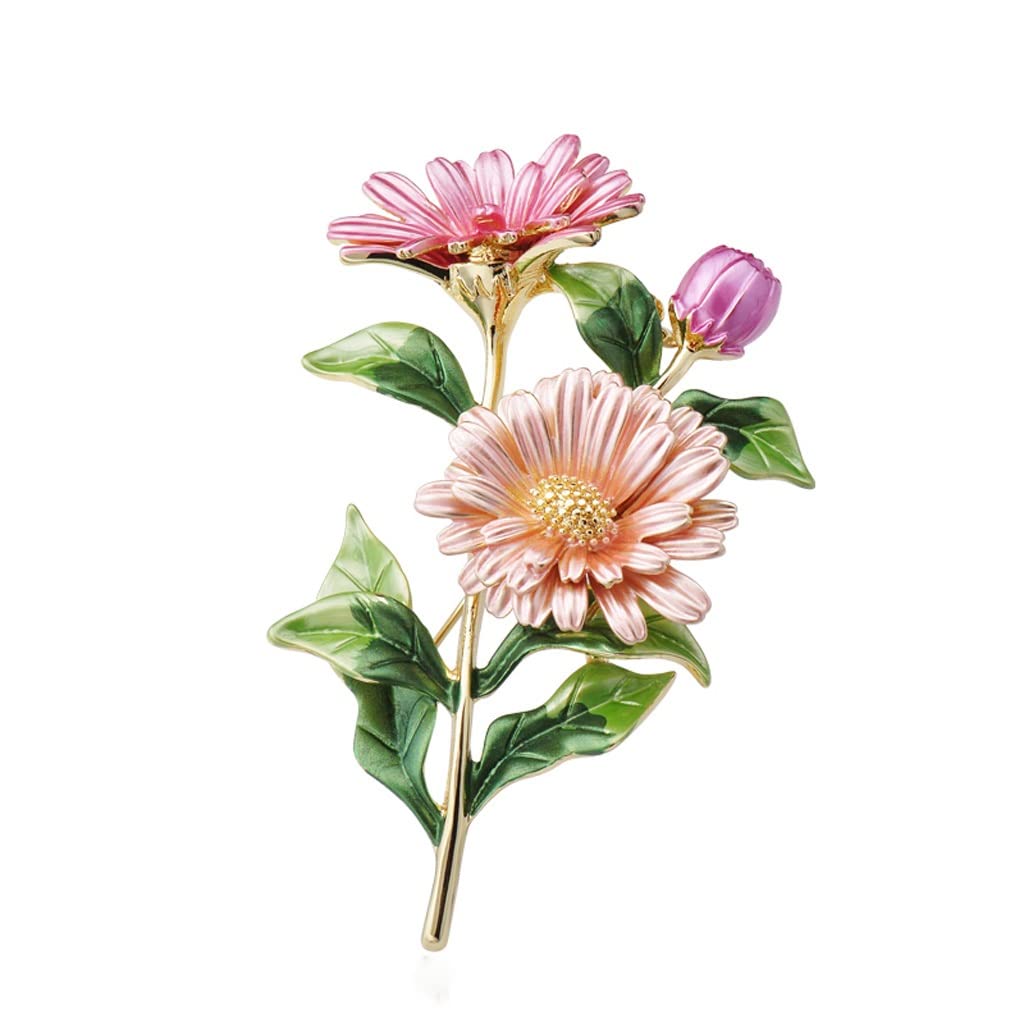 Bunte gänseblümchen-blumenstrauß-broschen aus Metall, Blumen, Hochzeiten, bankett, broschennadeln für Frauen als Geschenk
