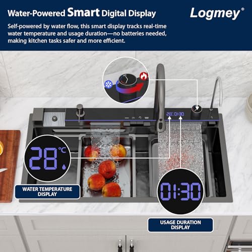 Smart Faucet Water Temperature Display