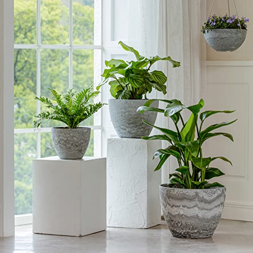 La Jolie Muse Large Hanging Planters For Indoor Outdoor Plants thumb #5